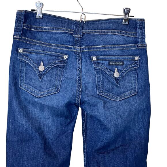 Hudson Signature Mid Rise Bootcut Jeans Blue Italian Stretch Denim Women's 28 - Picture 6 of 10